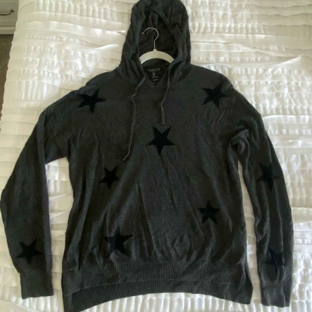 Rachel Zoe star pullover hoodie, size large